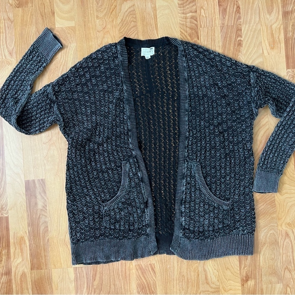LA Hearts Black Cozy Knit Cardigan